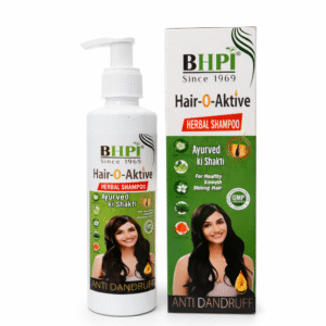 BHPI Hair-O-Aktive Herbal Shampoo - Ayurvedic Herbal Shampoo for Dandruff-Free, Healthy Hair