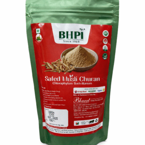 BHPI Safed Musli Churan (Chlorophytum borivilianum) – Pure Ayurvedic Herbal Powder