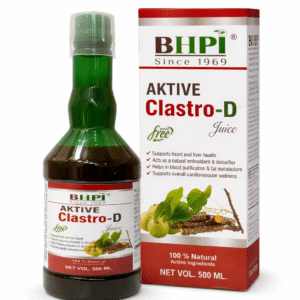 BHPI Aktive Clastro-D Juice for Heart, Liver & Detox Support (Sugar Free, 500 ml)