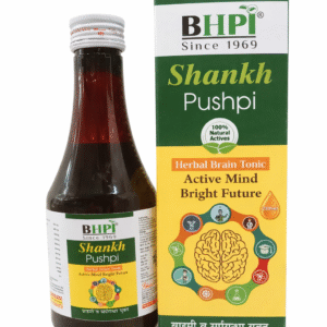 BHPI Shankh Pushpi Herbal Brain Tonic – Active Mind, Bright Future (200ml)