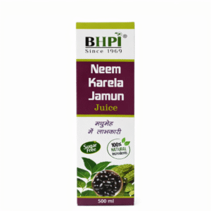 BHPI Neem Karela Jamun Juice – Sugar-Free Herbal Support for Healthy Metabolism (500ml)
