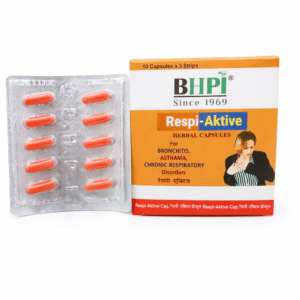 Respi-Aktive Herbal Capsules – Natural Support for Respiratory Health (10Capsules×3Strips)