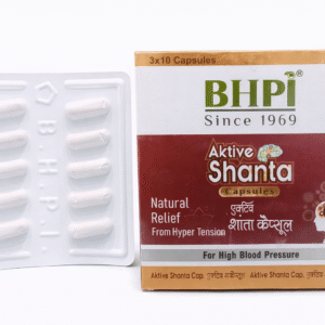 BHPI Aktive Shanta Capsules – Natural Support for Healthy Blood Pressure (3×10Capsules)