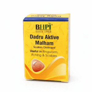 BHPI Dadru Aktive Malham Ayurvedic Ointment for Skin Itching & Ringworm (10gm)
