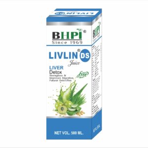 BHPI Livlin DS Liver Detox Juice for Digestion & Liver Health (Sugar Free, 500 ml)