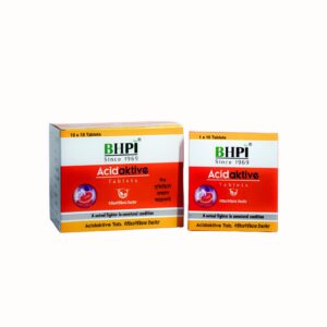 BHPI Acidaktive Tablets – Ayurvedic Support for Acidity & Digestive Comfort (1×10 Tablets)