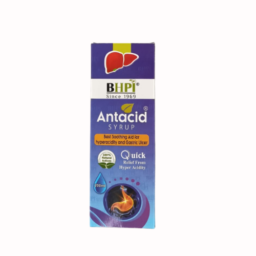 BHPI Antacid Syrup – Quick Relief from Hyperacidity & Gastric Discomfort (200 ml)