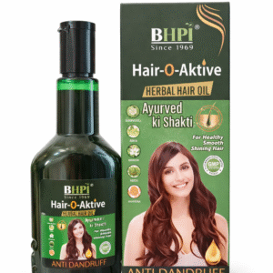 BHPI Hair-O-Aktive Herbal Hair Oil – Ayurvedic Care for Healthy, Dandruff-Free Hair (100ml)