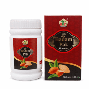 BHPI Badam Pak Granules – Traditional Almond-Based Ayurvedic Health Supplement (100gm)