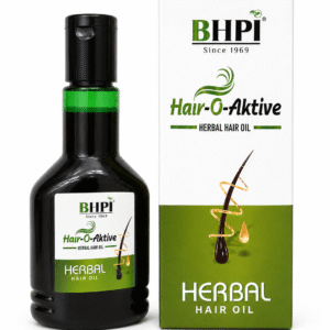 BHPI Hair-O-Aktive Oil | Herbal Ayurvedic Hair Care for Hair Fall & Growth Support (100ml)