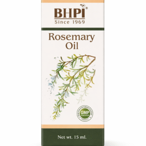 BHPI Rosemary Oil 15 ml | Promotes Hair Growth, Reduces Hair Fall & Strengthens Scalp | 100% Pure Herbal Oil