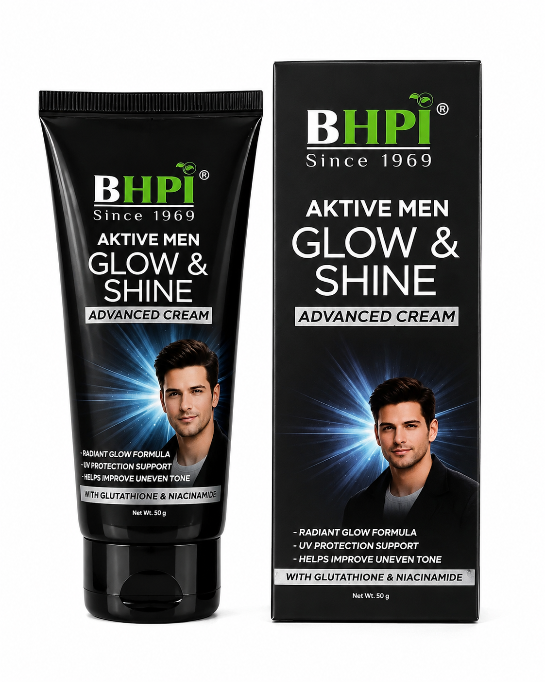 BHPI Aktive Men Glow & Shine Advanced Cream (50g)