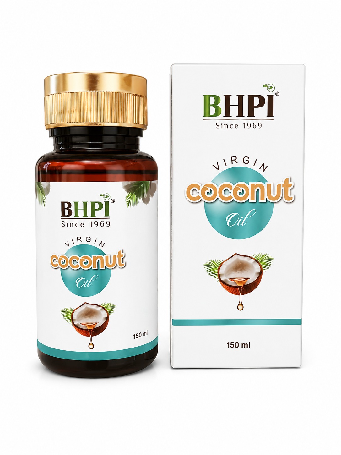 BHPI Virgin Coconut Oil – Pure, Natural & Cold-Pressed Goodness 150ml
